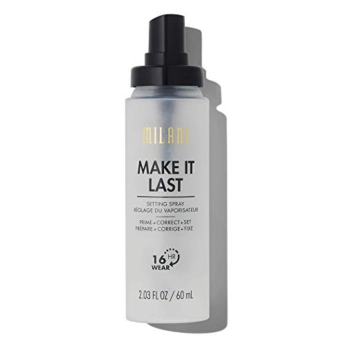 image:imageMilani Make It Last 3in1 Setting Spray and Primer amp Milani Highly Rated AntiGravity Black Mascara with Castor Oil and Molded Hourglass Shaped Brush
