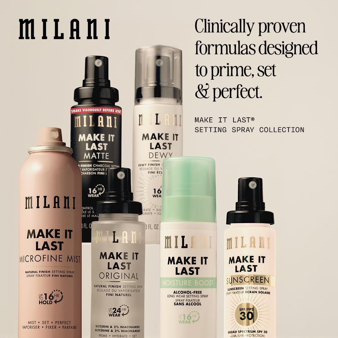 image:imageMilani Make It Last Dewy Setting Spray for Makeup Dewy FinishMatte 2 Pack