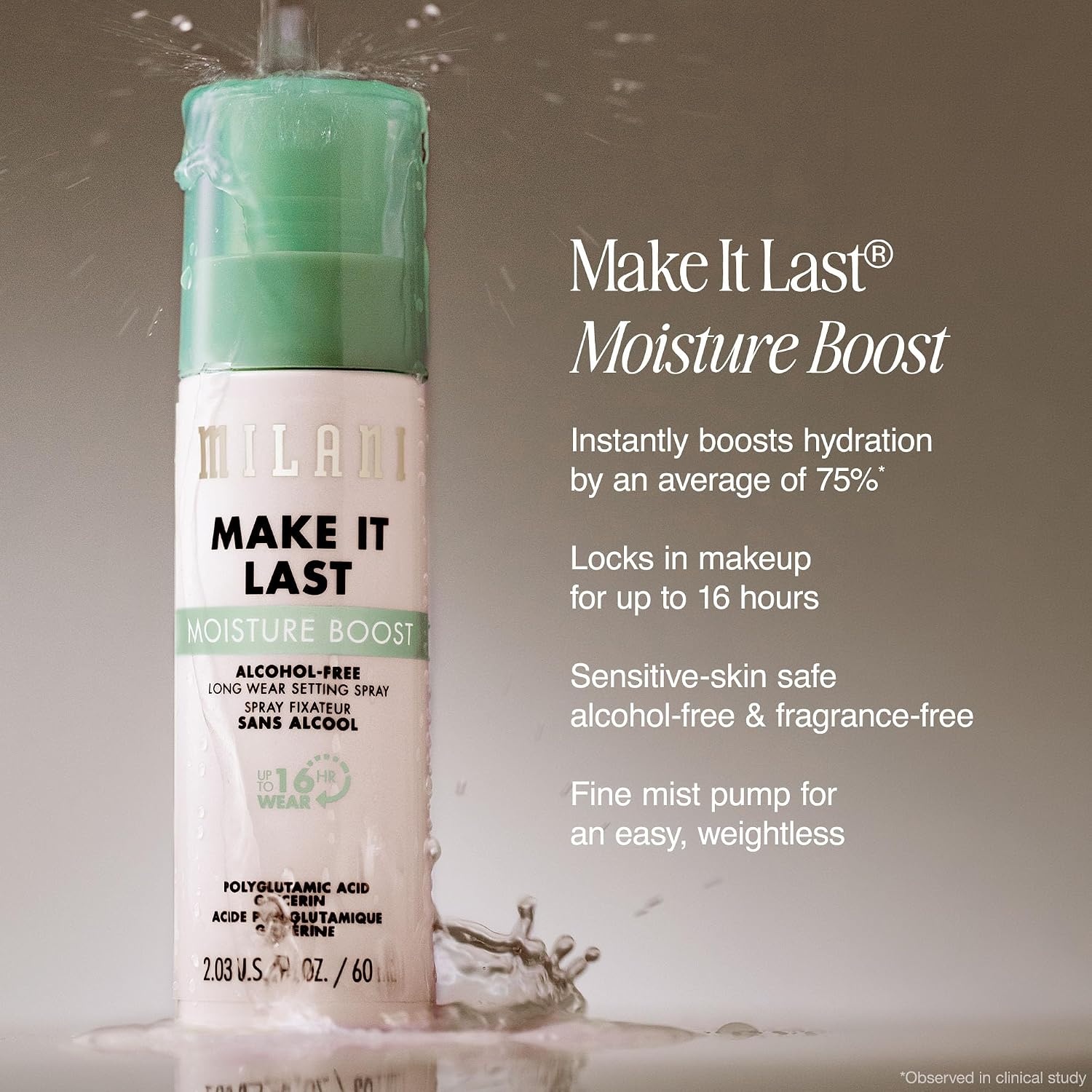 image:imageMilani Make It Last Dewy Setting Spray for Makeup Dewy FinishMoisture Boost 2 Pack