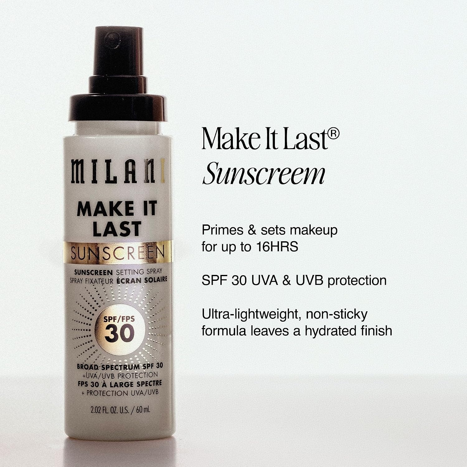 image:imageMilani Make It Last Dewy Setting Spray for Makeup Dewy FinishSPF 1 Pack