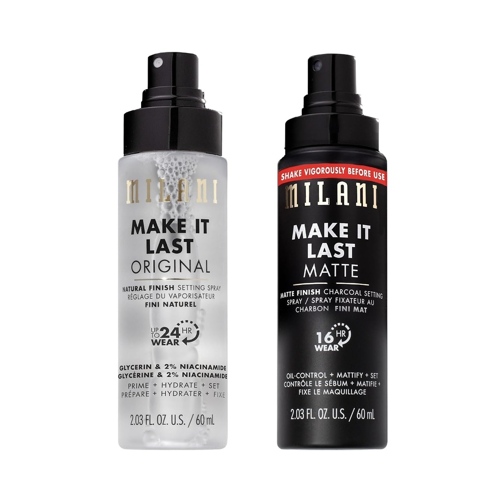 image:imageMilani Make It Last Dewy Setting Spray for Makeup Dewy FinishOriginal Matte 2 Pack