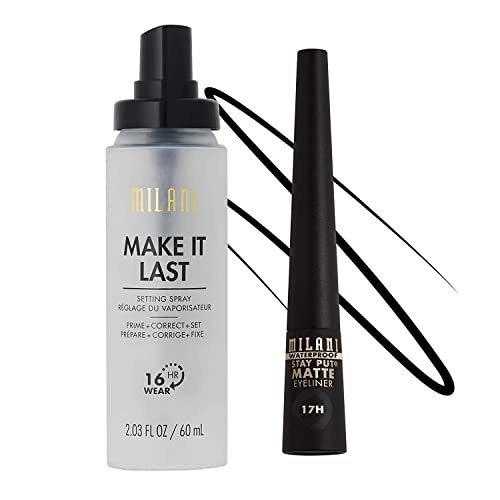 image:imageMilani Make It Last Setting Spray and Stay Put Matte Liquid Eyeliner