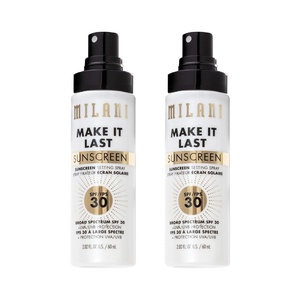 Milani Make It Last Dewy Setting Spray for Makeup – Dewy Finish(SPF (2 Pack))